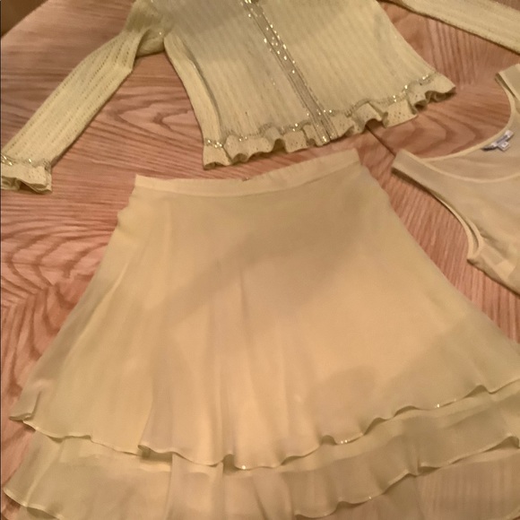 Skirt, 100 % silk lining, 95% silk, 5% Lycra. - Picture 5 of 7